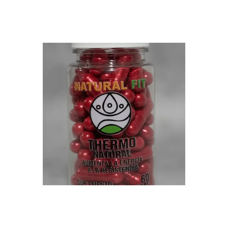 Termogenico Natural Fit 60pz Quemador De Grasa