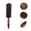 Baluue Wooden Hair Curling Comb Anti-static Hair Brush for Women