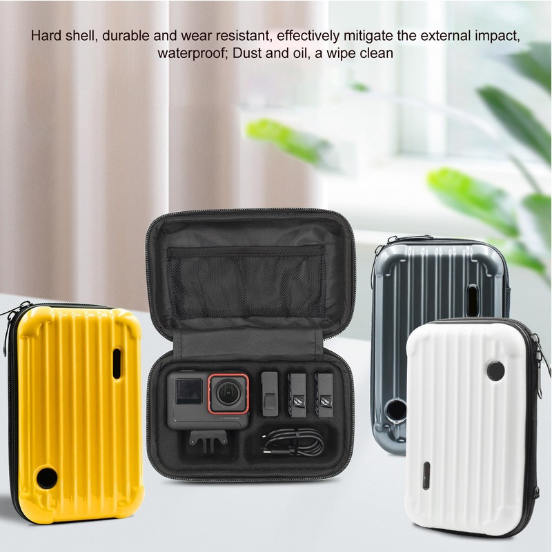 Camera Case Detachable Dual Zipper Waterproof Protective Portable Camera Storage