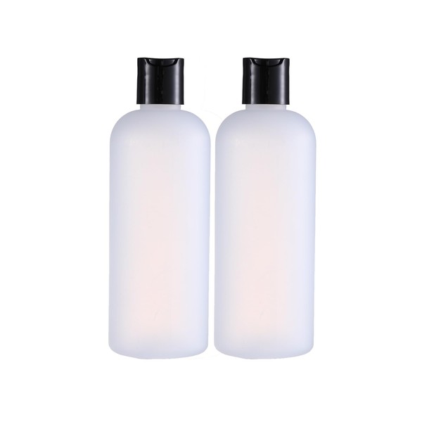GearTrust 10 oz Small Plastic Bottles with Disc Caps, Empty