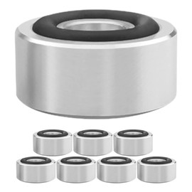 OSALADI 8pcs Aluminum Alloy Speaker Cabinet Feet Pads Shockproof Isolation Base for Amplifiers and Audio Equipment Easy to Install Protects Floors and Reduces Vibration
