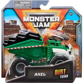 Hot Wheels MONSTER JAM DIRT SQUAD AXEL GREEN SERIES 5 DIE-CAST