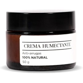 Crema Facial Hidratante Anti Arrugas de Uso Diurno, 100% Natural, Previene Líneas de Expresión, Estimula Producción de Colágeno, Mejora Tono y Textura