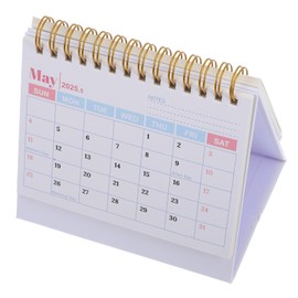 TEHAUX 2025 Desk Calendar Cubicle Small Desktop Calendar Chinese Lunar Year Planner Decor Business Planner Calendar Wall Calendar Mini Calendar Standing Flip Table Calendar Monitor Paper