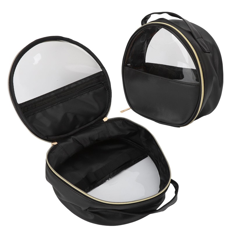 Toiletry Bag PU Leather Makeup Bag Portable Cosmetic Bag Portable