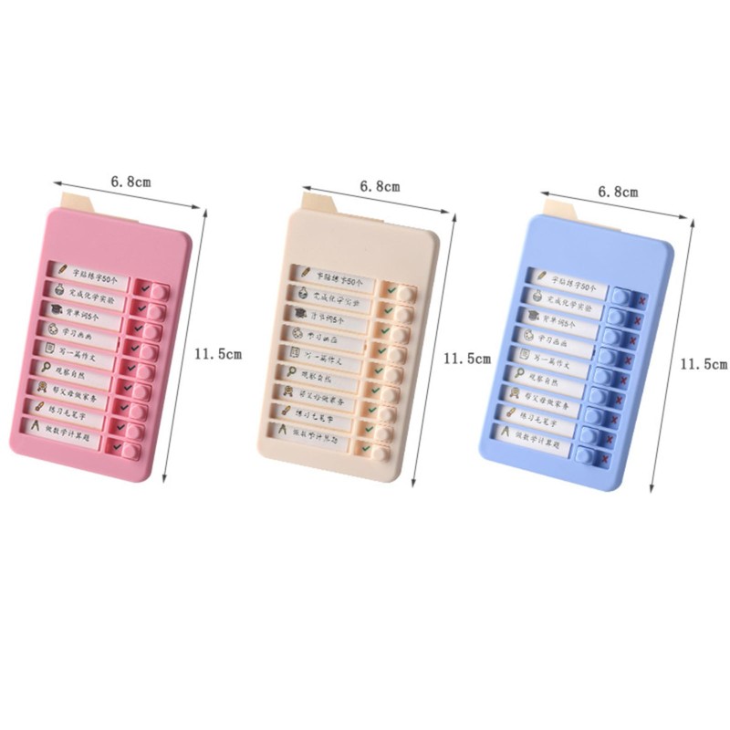 2 Pcs Mini to Do List Checklist Board, Chores Chart