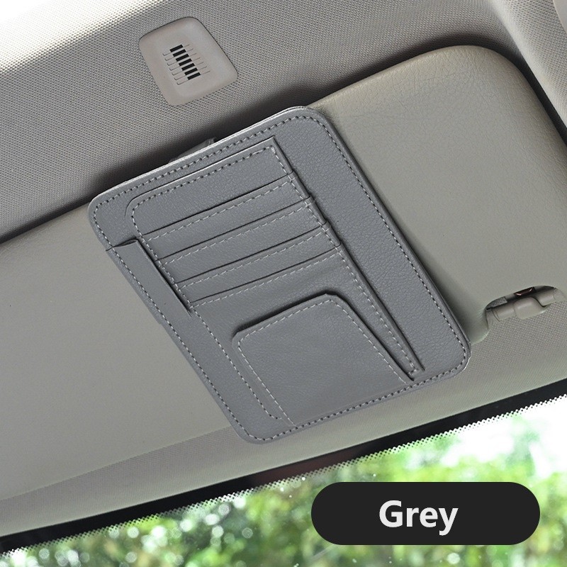 Car Sun Visor Organizer for Cards & Glasses – Multifunction