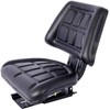Donext Universal Tractor Seat Replacement, Compact High Back Mower Seat,