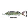 Fishing Lures Bass,Lifelike Multi Jointed 3D Fishing Bait - Floating