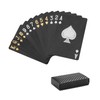 Black Plastic Poker Cards - Waterproof - Professional Poker Cards