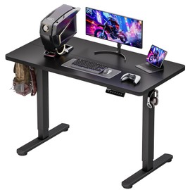 Standing Desk Electric Adjustable Computer Desk-Stand up Desk Office Gaming Home Office Memory Desks 48x24 inches Black