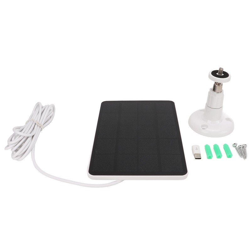 Solar Charging Panel Monocrystalline Silicon 4W 5V with Charging Cable