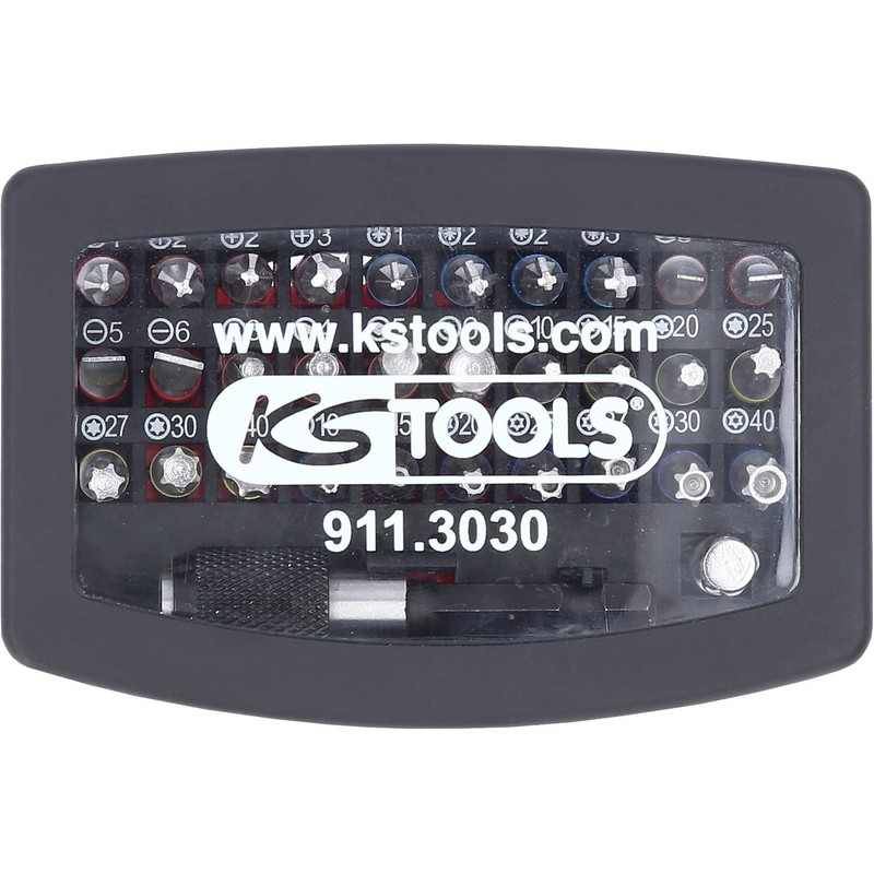 KS Tools 911.3030 1/4 Inch Torsionpower Bit Set, 32 Pieces