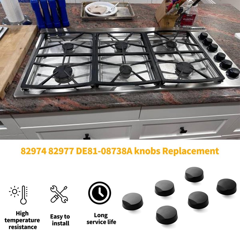 Allstare 82977 82974 Cooktop Knobs Replacement for Dacor Stove Parts