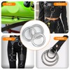 BEYOURD 2 inch Metal O Rings, Stainless Steel Round Ring