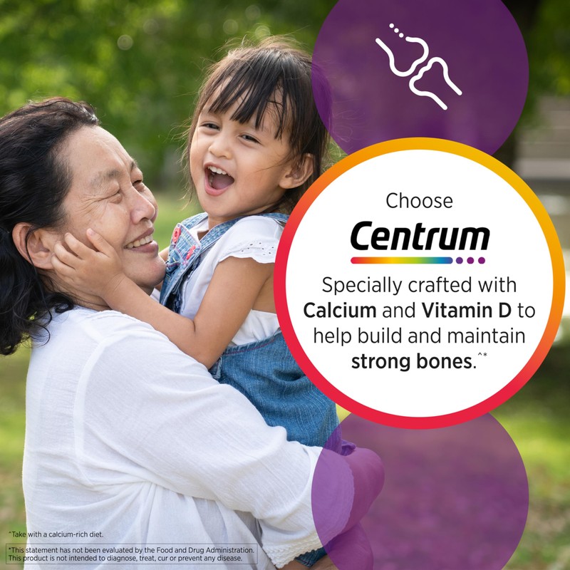 Centrum Multivitamin for Women, Multivitamin/Multimineral Supplement with Iron, Vitamin D3,