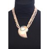 collezione alessandro Short Ariel Necklace with Opulent Shell Pendant, Shell