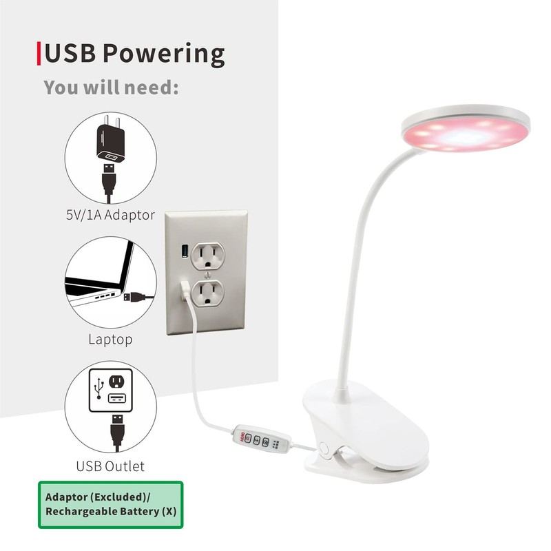 RiverLux LED Grow Light for Indoor Plants, 360 Degree Adjustable