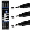 Super Black Permanent Fineliners Lettering & Calligraphy Set of 3-24