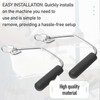 WHMYZHL Gym Accessories Open Ended Chrome Grip Handles for Total