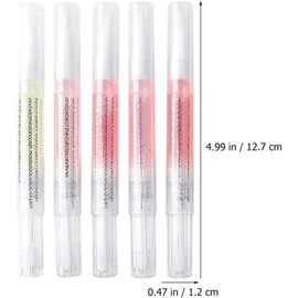 Yardenfun Bolígrafos Reparadores de Uñas 10 Piezas Aceite Nutritivo y Humectante, Lápiz Suavizante para Cutículas Secas Adecuado para Uso en Salón Casa Varios estilos