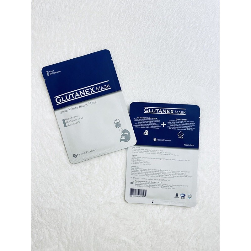 Nexus Pharma Glutanex Snow White Mask Box Of 15