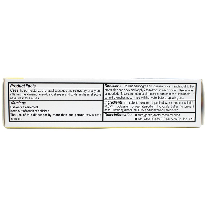 Ayr Saline Nasal Mist 50 mL (Pack of 4)