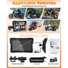 YHTIMIOX Motorcycle CarPlay Screen, 7 Inch Waterproof Touchscreen, Portable Carplay