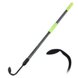 KLDOLLAR Weed Puller, Long Handle Crack Weeder Tool Hand Cultivator with Soft Foam Grip, Durable Curved Head Hook Weed Remover Tool Ideal for Weeding Digging Edging Planting Cultivating Scraping
