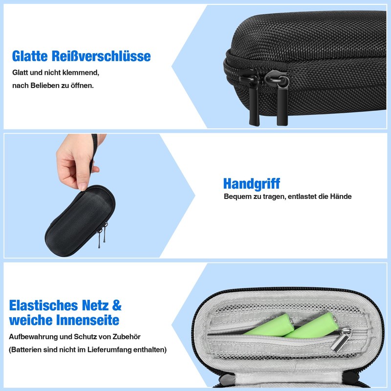 HELLCOOL USB C Presenter with Bag, 2.4 GHz Wireless PowerPoint