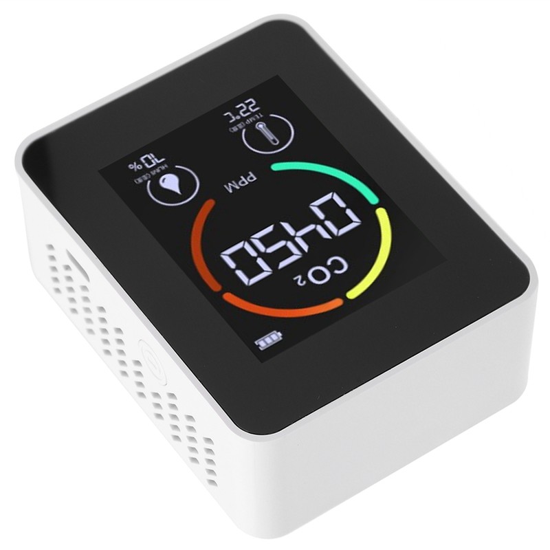 CO2 Detector Carbon Dioxide Gas Concentration Meter Temperature Humidity Measuring