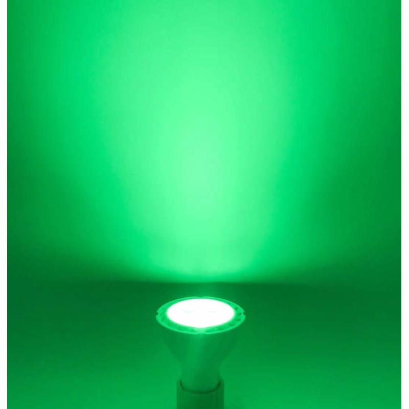KY LIGHTING 4 PACK,7W 120V MR16 GU10 LED GREEN LIGHT