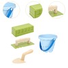 Perfeclan 4 Piece Sand Castle Building Set, Snow Brick Maker,