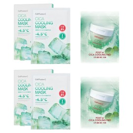 CellfusionC Post Alpha Cica Cooling Mask 5p + Pad 10p, 2 sets / 셀퓨전씨 포스트 알파 시카 쿨링 마스크 5p + 패드 10p, 2세트