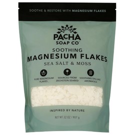 Pacha Soap Sea Salt & Moss Salt Soak Magnesium, 32 OZ