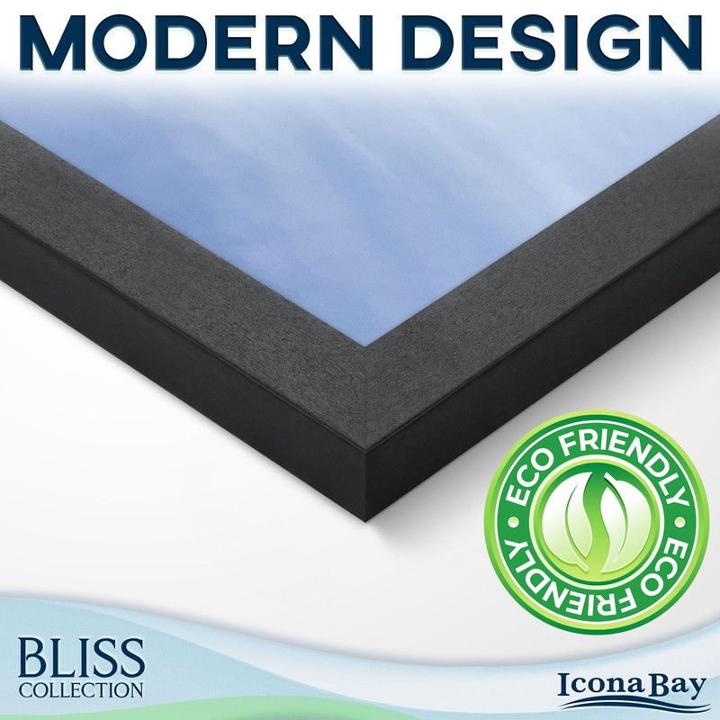 Icona Bay - 8.5x11 Certificate Frames - Black, 12 Pack