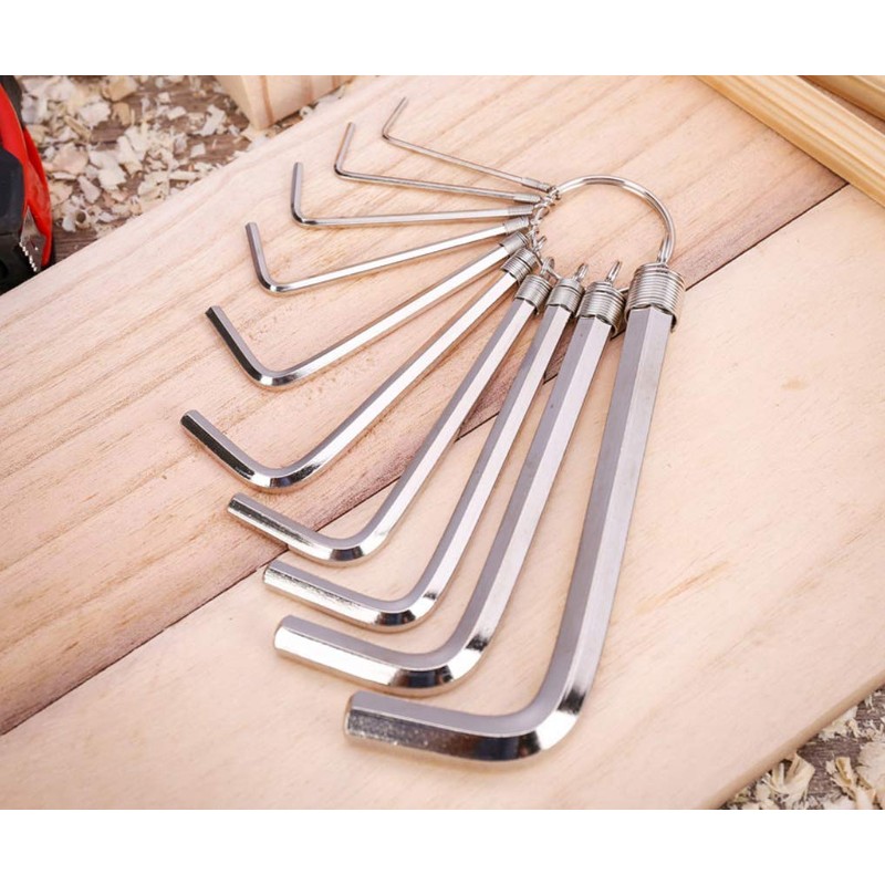 zgperyue Allen Wrench Hex Key Set -Set Sizes 1.5-6mm -