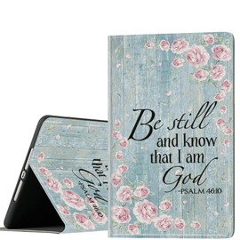 Compatible for Kindle Paperwhite Case 11th Generation 6.8 inch for Kindle Paperwhite Signature Edition Case with Adjustable Stand,Be Still Know That I AM God