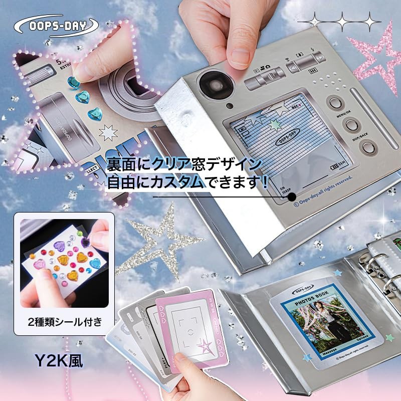 Camera Style Design Photo Album, Mini Size, Y2K CCD, Photo
