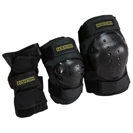 Harsh Shredder 3 Pack Adults Protector Set, unisex_adult, Protector set, 21910, Black, L