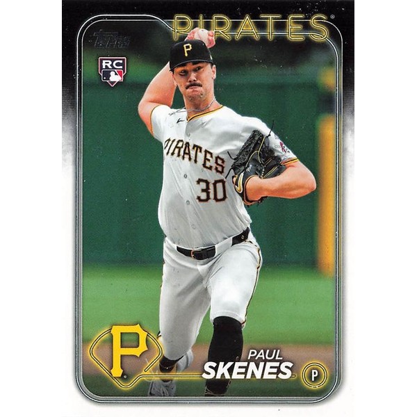 2024 Topps Update Baseball #US100 Paul Skenes Rookie Card RC