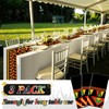 Kinlop 3 Pcs Black History Tablecloth 108 x 51 Inch