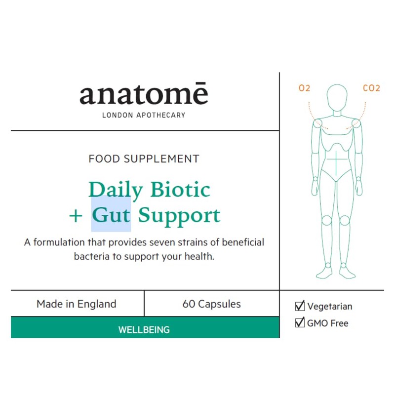 Anatome Daily Biotic + Gut Support - New Formula Nutritional