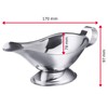 Westmark 62272270 Sauce Bowl, Drip-Free Spout, Capacity: 120 ml, Stainless