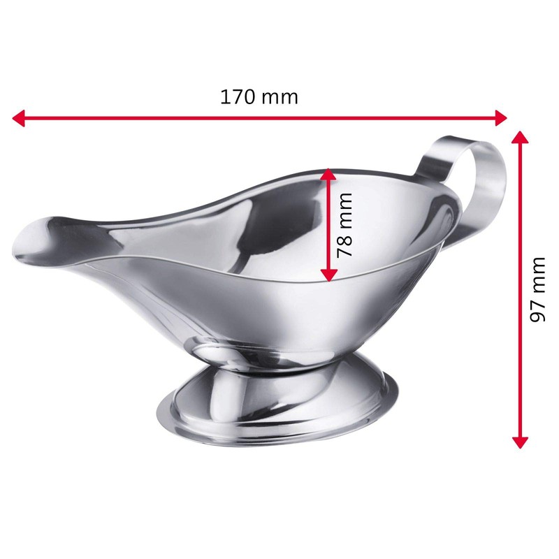 Westmark 62272270 Sauce Bowl, Drip-Free Spout, Capacity: 120 ml, Stainless