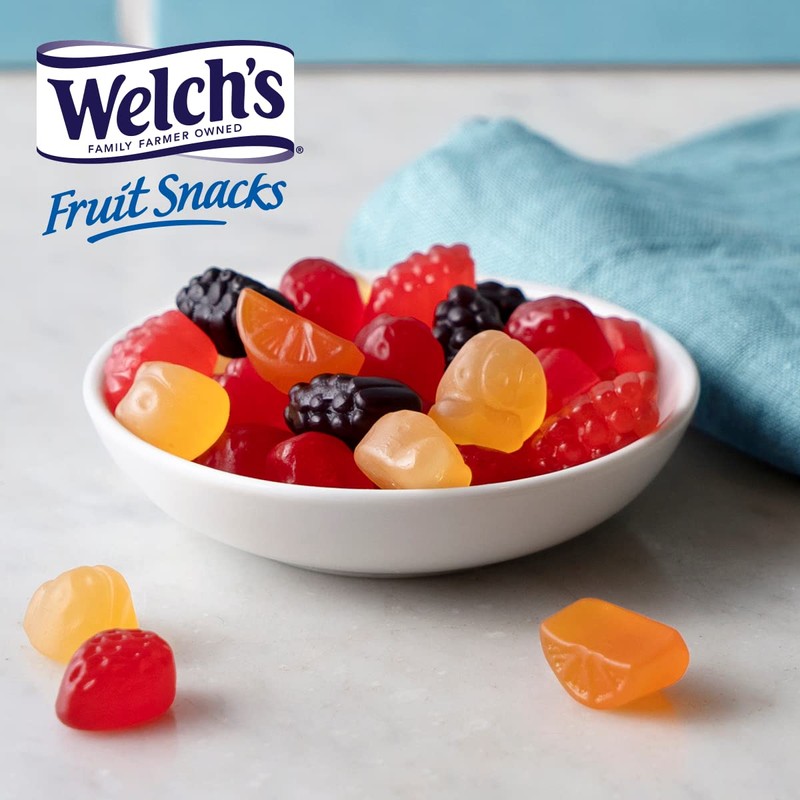 Welch’s Fruit Snacks, Variety Pack With Mixed Fruit, Strawberry &