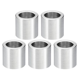 PATIKIL M8 Stainless Steel Spacer 5 Pieces Metal Spacer Stainless Steel 8.2mm ID x 12mm OD x 12mm L Stainless Steel Standoff Screw Stand for 5/16" or M8 Screws