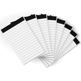8 Pack Small Notepads Refills Notepad Replacement Refills Memo Pads 3 x 5 in Lined Writing Note Pads with 30 Sheets Paper in Each Pad Mini Pocket Notebook Refills for Taking Notes White Writing Pads