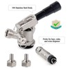 Hgkeke All 304 Stainless Steel Sankey Keg Coupler D System