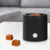 Electric Ceramic Wax Melt Warmer, 18-Watt, 4" x 4", Black,